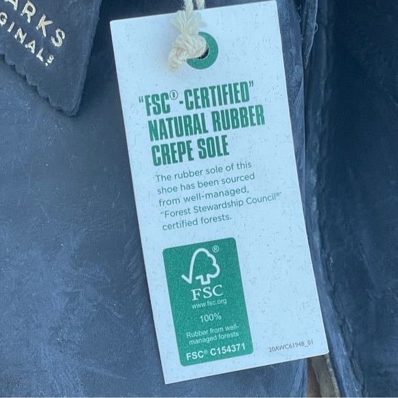 Clarks Desert Boot - Men's Navy Leather 13 NWT - Picture 4 of 7